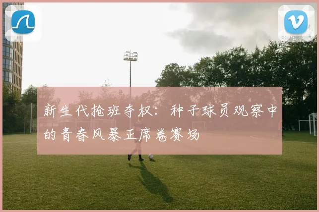 新生代抢班夺权：种子球员观察中的青春风暴正席卷赛场
